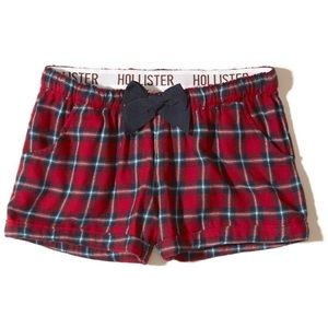Hollister Plaid Sleep Shorts